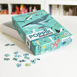 Boîtes et pièces - Puzzle Océans 500 pièces pour les enfants dès 7 ans - Poppik