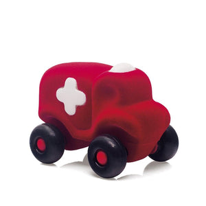 Ambulance rouge en mousse pour bébé - Rubbabu