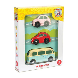 Set de voitures retro - 3 petits véhicules en bois-4-Le Toy Van-Nos idées cadeaux pour enfant à chaque âge