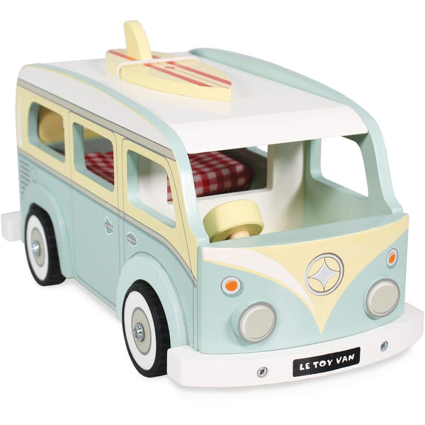 Camping Car retro avec surf-Le Toy Van-Nos idées cadeaux pour enfant à chaque âge