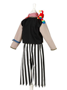Déguisement pirate Duncan enfant 8-10 ans, avec perroquet et foulard - Souza