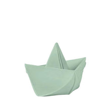 Charger l&#39;image dans la galerie, Bateau origami menthe - Jouet de bain-Oli &amp; Carol-Nos idées cadeaux pour enfant à chaque âge