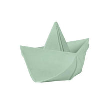Charger l&#39;image dans la galerie, Bateau origami menthe - Jouet de bain oli &amp; carol