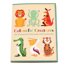 Charger l&#39;image dans la galerie, Blocs-notes adhésifs - Les créatures colorées-5-Rex London-Fournitures pour enfant