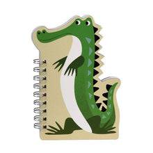 Charger l&#39;image dans la galerie, Cahier à spirales - Le crocodile-Rex London-Anniversaire animaux sauvages pour les enfants