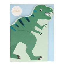 Charger l&#39;image dans la galerie, Cahier de dessin et stickers - Dinosaures - GRAFFITI