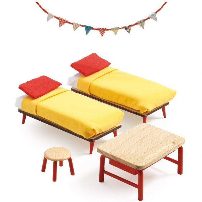 La chambre des enfants-mobilier maison de poupées-Djeco-Nos idées cadeaux pour enfant à chaque âge