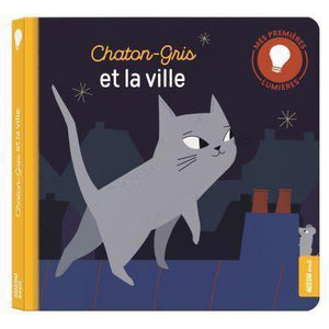 Chaton-gris dans la ville-Auzou-Les livres pour les enfants de 2 ans
