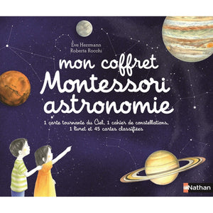 Coffret Montessori - Astronomie-Nathan- Les livres Montessori pour enfants
