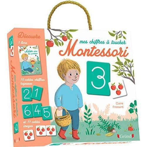 Coffret Montessori - Mes chiffres à toucher-Gründ- Les livres Montessori pour enfants