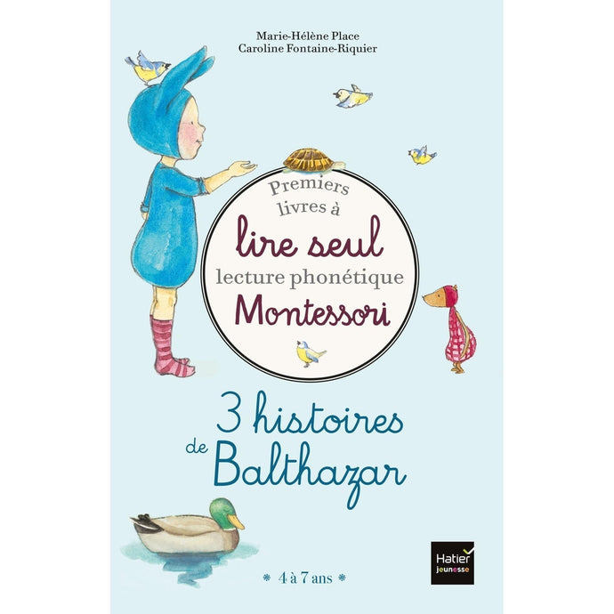 Coffret Premiers livres à lire seul - 3 histoires de Balthazar - Pédagogie Montessori (niveau 2)-Hatier Jeunesse- Les livres Montessori pour enfants