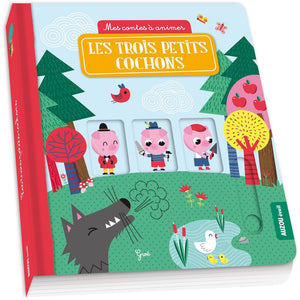 Conte à animer - Les 3 petits cochons-Auzou-Les livres pour les enfants de 2 ans