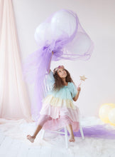 Charger l&#39;image dans la galerie, Princesse déguisement - Déguisement robe de princesse Arc-en-Ciel pour enfant 5-6 ans - Meri meri 