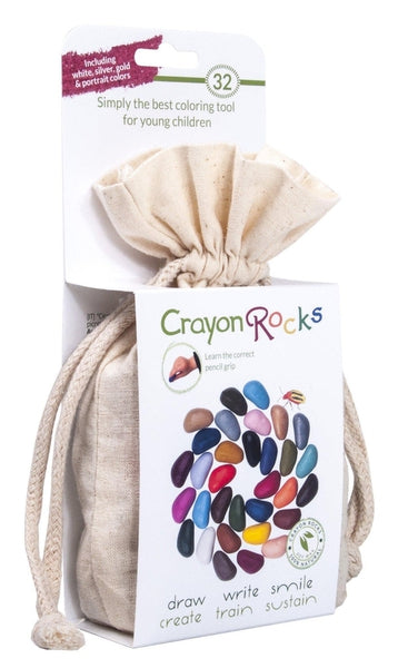 Crayon rocks - Sachet de 32 mini crayons de cire - Naturels & – GRAFFITI