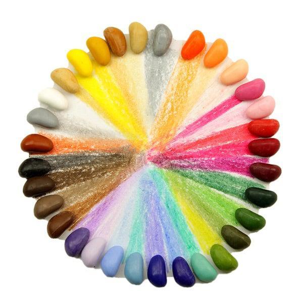 Crayon rocks - Sachet de 32 mini crayons de cire - Naturels & – GRAFFITI