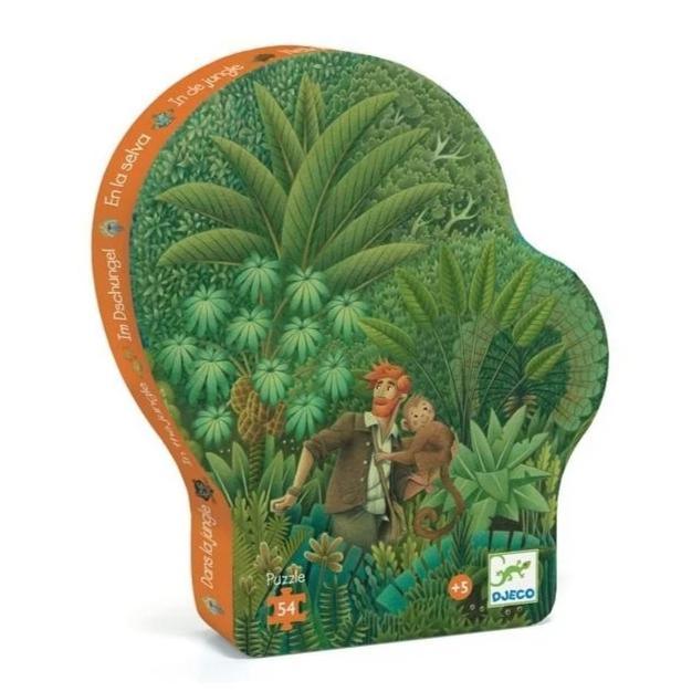 Dans la jungle - Puzzle silhouette-Djeco-Nos idées cadeaux pour enfant à chaque âge