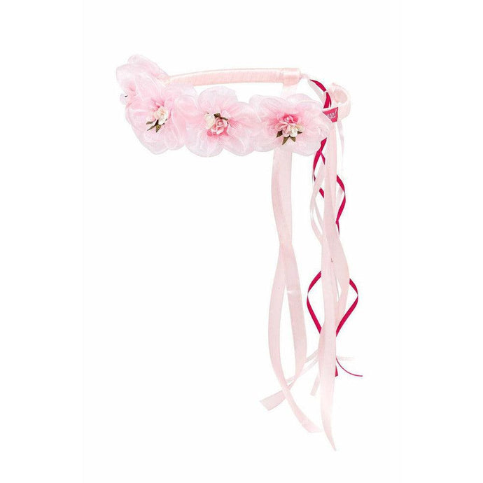 Diadème ruban rose fleurs enfant - Souza - Idées cadeaux pour fille et garçon à chaque âge