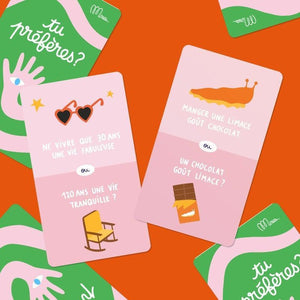 Dilemmes absurdes - 25 cartes pour faire des choix absurdes - Minus Editions