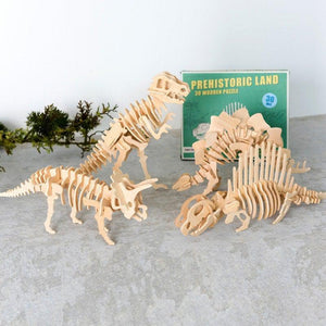 Puzzle 3D en bois - Dimétrodon-4-Rex London-Nos idées cadeaux pour enfant à chaque âge