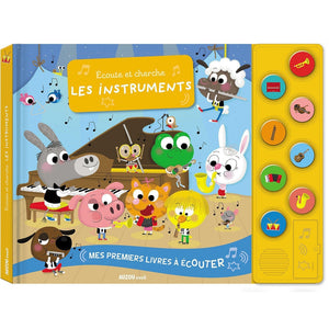 Ecoute et cherche les instruments-Auzou-Les livres pour les enfants de 2 ans