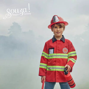 Déguisement de pompier avec accessoires enfant 4-7 ans