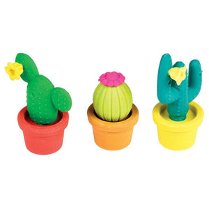 Gommes Cactus-3-Rex London-Fournitures pour enfant