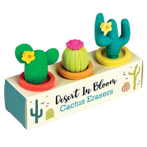 Gommes Cactus-4-Rex London-Fournitures pour enfant