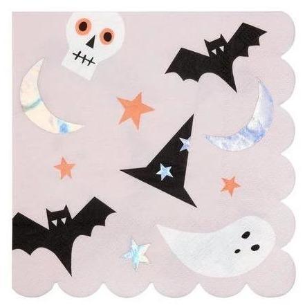 Grandes Serviettes en papier - Funky Halloween-Meri Meri-Halloween pour les enfants