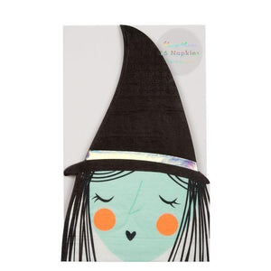 Grandes Serviettes en papier - Sorcières-2-Meri Meri-Halloween pour les enfants