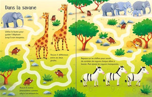 Je trace, j'efface - Dans la jungle-3-Usborne-Anniversaire animaux sauvages pour les enfants