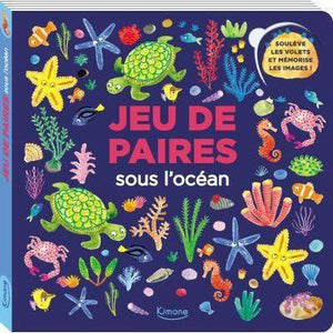 Jeu de paires Sous l'océan-Kimane-Les livres pour les enfants de 2 ans