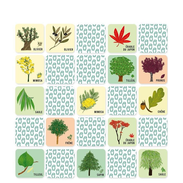 Mémory - L'arbre et sa feuille-2-Pirouette Cacahouète-Nos idées cadeaux pour enfant à chaque âge