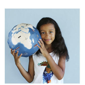 Mon globe terrestre 3D à assembler + 45 stickers-5-Pirouette Cacahouète-Kit créatif pour enfant