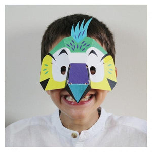 Masques de la jungle - Loisir créatif enfant 6 ans et +