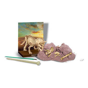 Kit de paléontologie - Dinosaure Triceratops - 4M