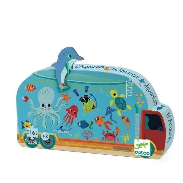L'aquarium - Puzzle silhouette-Djeco-Nos idées cadeaux pour enfant à chaque âge