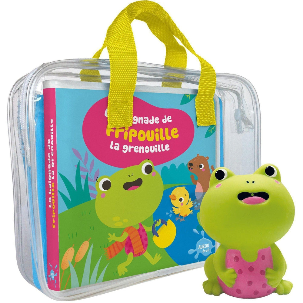 La baignade de Fripouille la grenouille-Auzou-Les livres pour les enfants de 2 ans