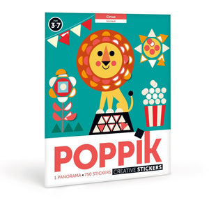 Gommettes Le cirque - Poppik - Activité créative pour enfant à partir de 3 ans