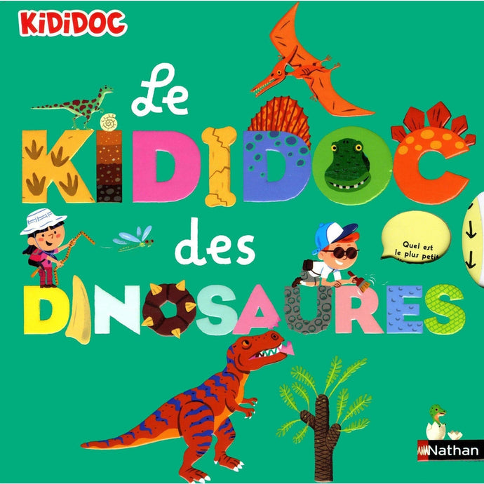 Le KIDIDOC des dinosaures-Nathan-Les livres pour les enfants de 4 à 5 ans