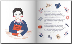 Les grandes vies - Simone Veil - Gallimard jeunesse -Livre pour enfant sur les femmes-2