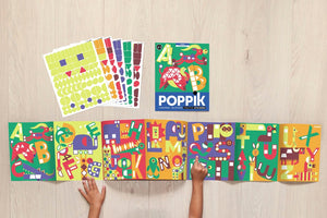 Gommettes Les lettres de A à Z - Poppik - Activité créative pour les enfants à partir de 3 ans-2