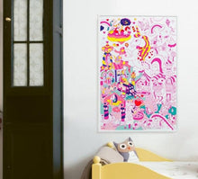 Charger l&#39;image dans la galerie, Poster géant à colorier - Lily - OMY