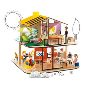 Maison de poupées - Color House-4-Djeco-Nos idées cadeaux pour enfant à chaque âge