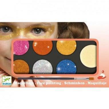 Maquillage enfant - palette 6 couleurs Effet métal - Djeco