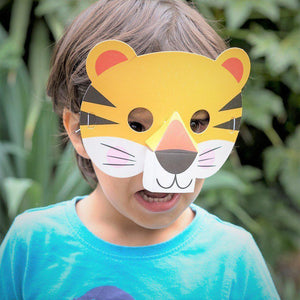 Masques 3D Animaux sauvages-8-Rex London-Anniversaire animaux sauvages pour les enfants
