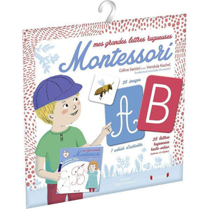 Mes grandes lettres rugueuses Montessori-Gründ- Les livres Montessori pour enfants