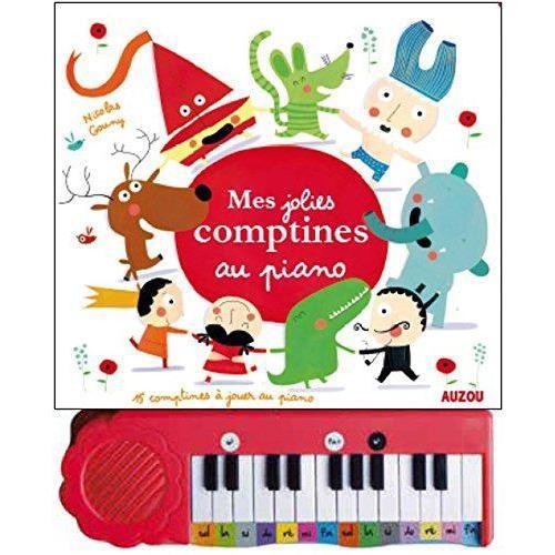 Mes jolies comptines au piano-Auzou-Les livres pour les enfants de 3 ans