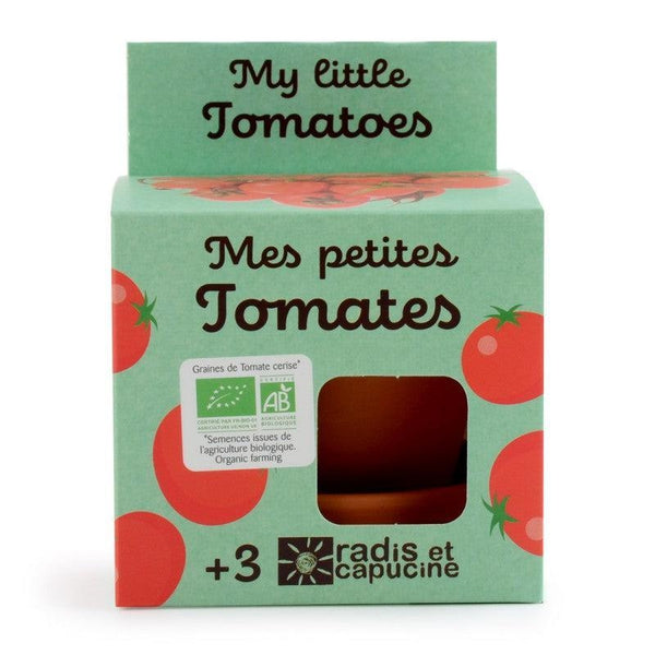 Kit de jardinage - Mes petites tomates - Radis et Capucine