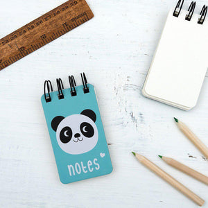 Mini Cahier à spirales - Miko le Panda-2-Rex London-Fournitures pour enfant