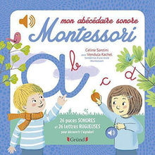 Charger l&#39;image dans la galerie, Mon abécédaire sonore Montessori-Gründ- Les livres Montessori pour enfants